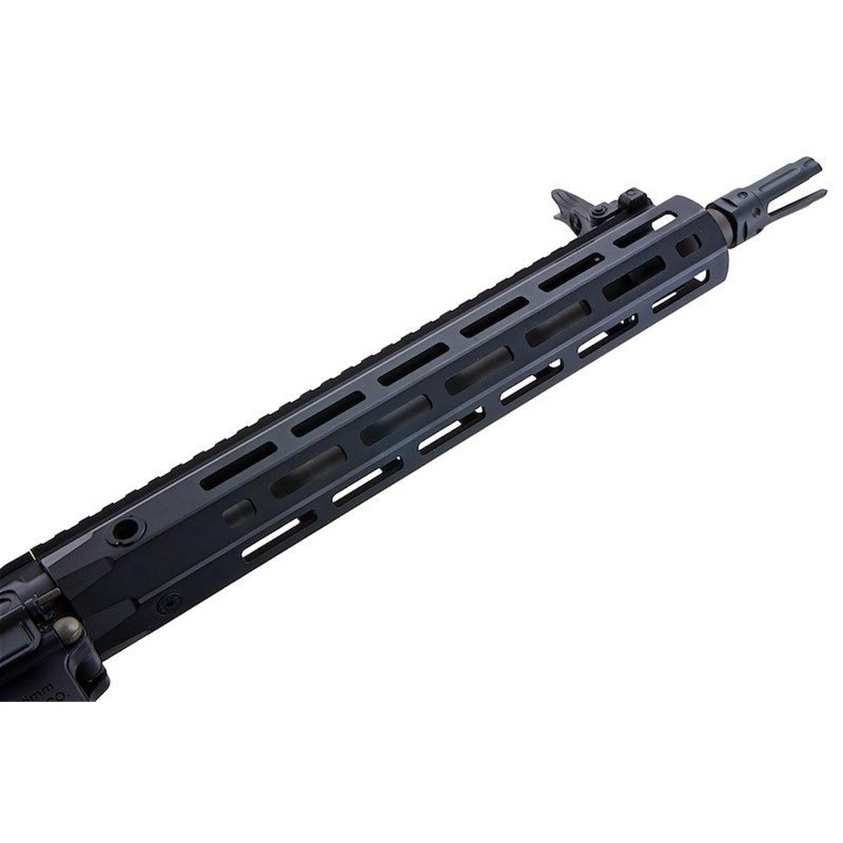 BONEYARD EMG HELIOS KNIGHT'S ARMAMENT ライセンス SR-16E カービン AEG エアソフト ライフル - ブラック (ARES 製)-AIRSOFT GOGO エアガン・サバゲー用品通販