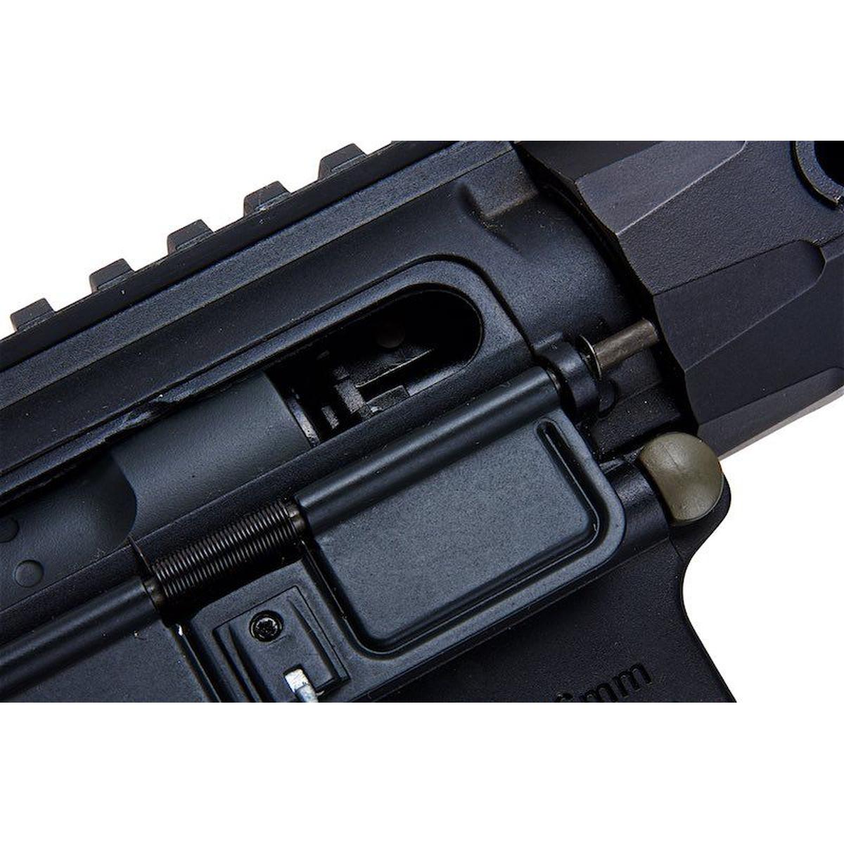 BONEYARD EMG HELIOS KNIGHT'S ARMAMENT ライセンス SR-16E カービン AEG エアソフト ライフル - ブラック (ARES 製)-AIRSOFT GOGO エアガン・サバゲー用品通販