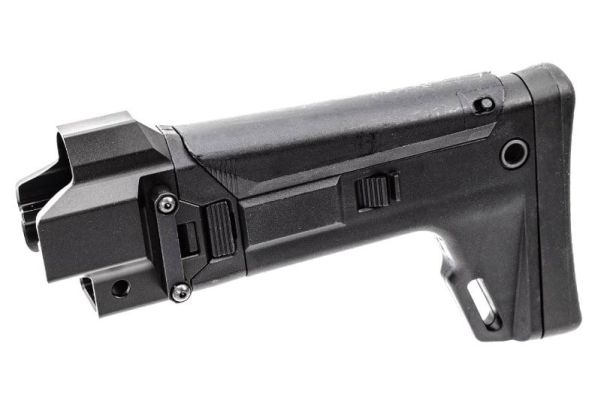Bow Master GMF ACRスタイルストック VFC MP5 GBB / Tokyo Marui MP5 次世代電動ガン用 (ブラック)-AIRSOFT GOGO エアガン・サバゲー用品通販