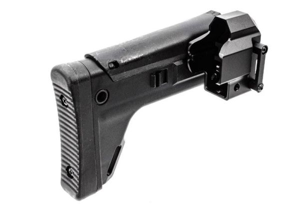 Bow Master GMF ACRスタイルストック VFC MP5 GBB / Tokyo Marui MP5 次世代電動ガン用 (ブラック)-AIRSOFT GOGO エアガン・サバゲー用品通販