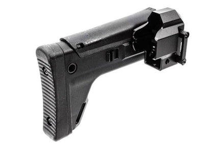 Bow Master GMF ACRスタイルストック VFC MP5 GBB / Tokyo Marui MP5 次世代電動ガン用 (ブラック)-AIRSOFT GOGO エアガン・サバゲー用品通販