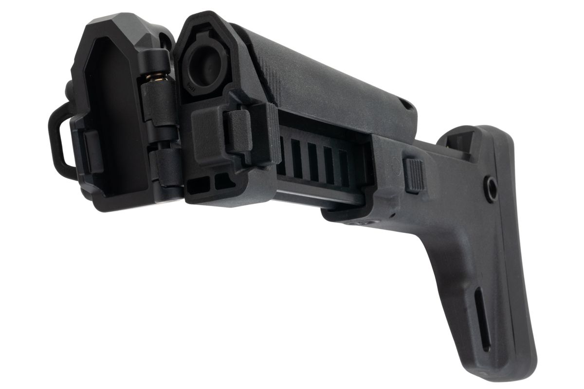 Bow Master GMF ACRスタイルストック VFC MP5K GBB用（ブラック）-AIRSOFT GOGO エアガン・サバゲー用品通販