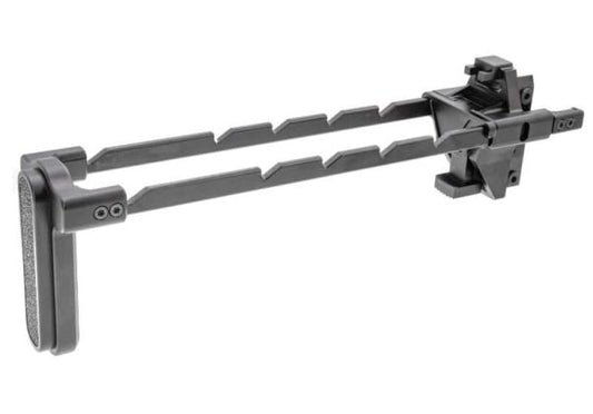 Bow Master VFC MP7 GBB GMF 5ポジション （CNCアルミニウム / アルミ、ブラック）-AIRSOFT GOGO エアガン・サバゲー用品通販