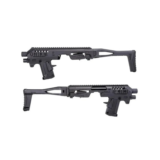 CAA MICRO RONI ピストルカービンキット M17 / M18 GBB エアソフトガン用 (CAD-SK-09) - ブラック-AIRSOFT GOGO エアガン・サバゲー用品通販