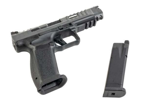 CANIK SFx RIVAL GBB エアソフトピストル - デュアルトーン（グレー/ブラック）（Cybergun社ライセンス商品）-AIRSOFT GOGO エアガン・サバゲー用品通販