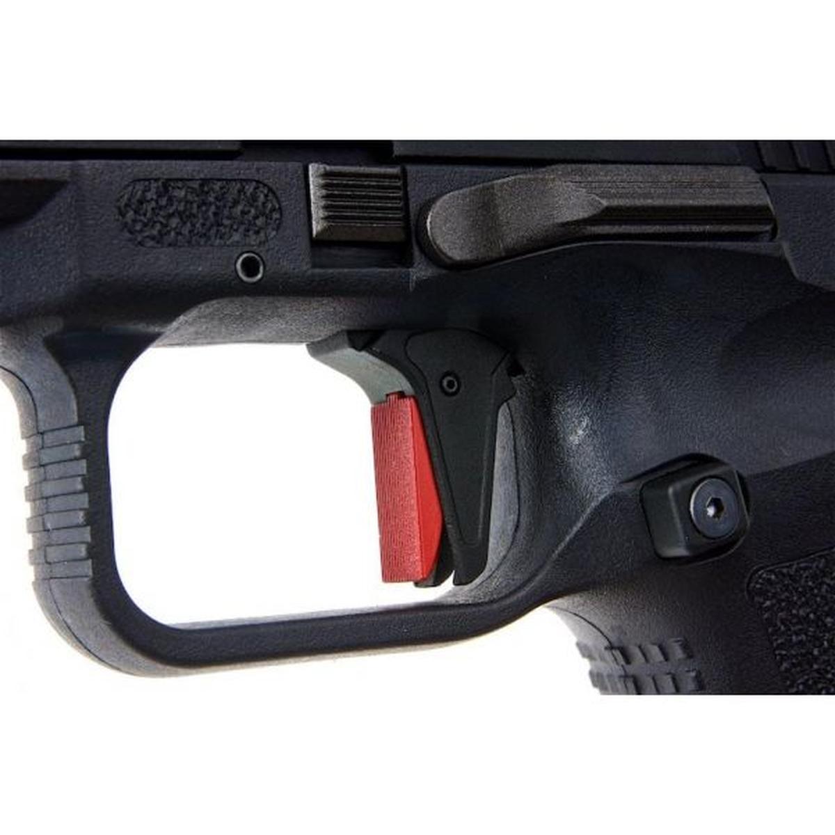 CANIK TP9 エリート コンバット グリーン ガス エアソフト ピストル (CYBERGUN ライセンス) - ブラック-AIRSOFT GOGO エアガン・サバゲー用品通販