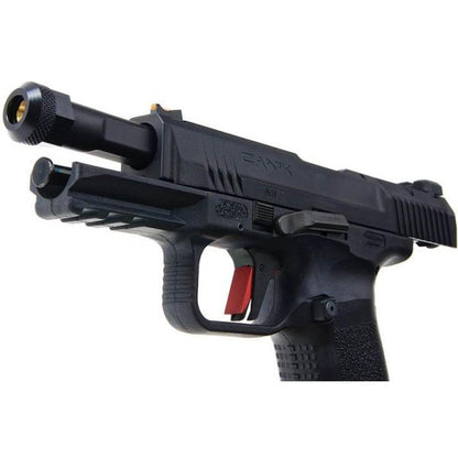 CANIK TP9 エリート コンバット グリーン ガス エアソフト ピストル (CYBERGUN ライセンス) - ブラック-AIRSOFT GOGO エアガン・サバゲー用品通販