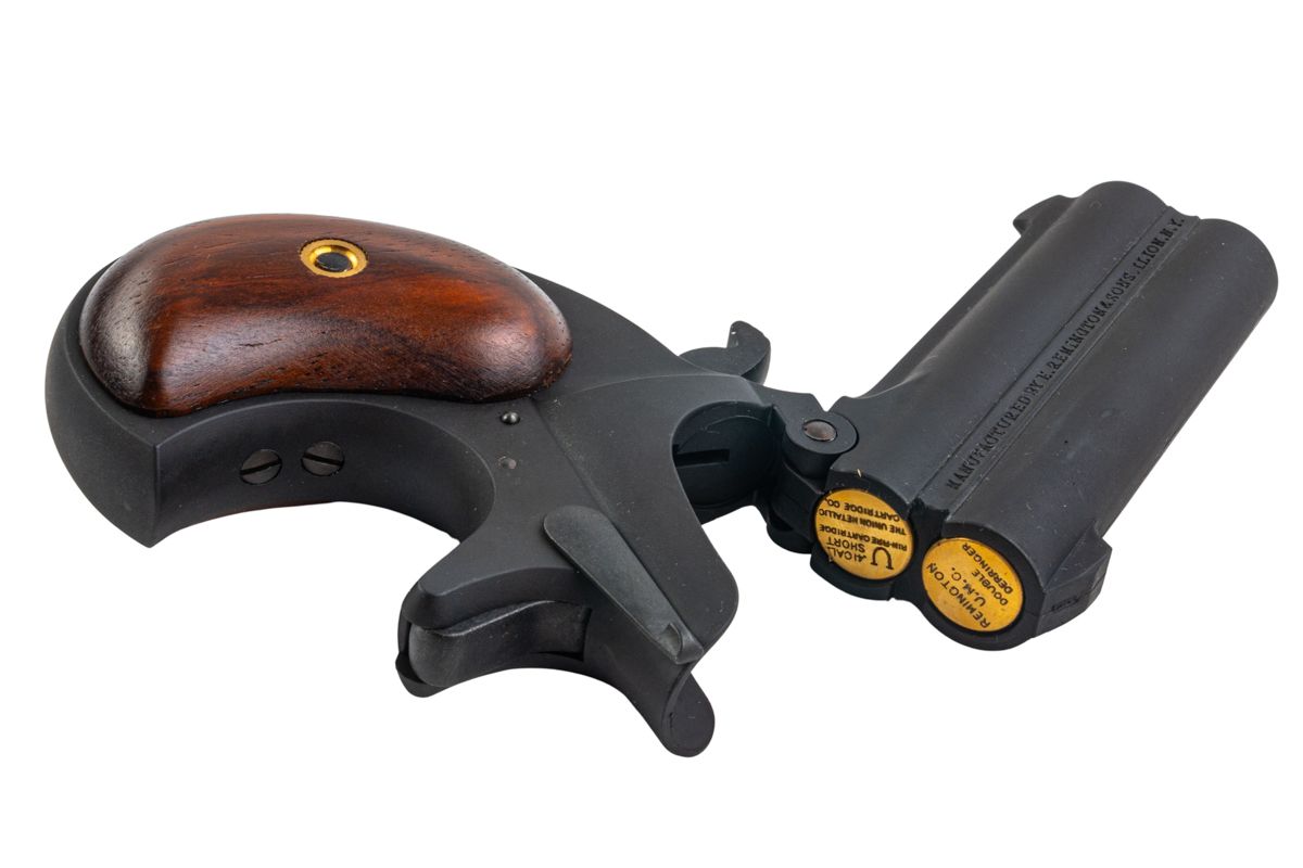 CAW ダブルバレル デリンジャー アーリー ロングアドレス モデルガン-AIRSOFT GOGO エアガン・サバゲー用品通販