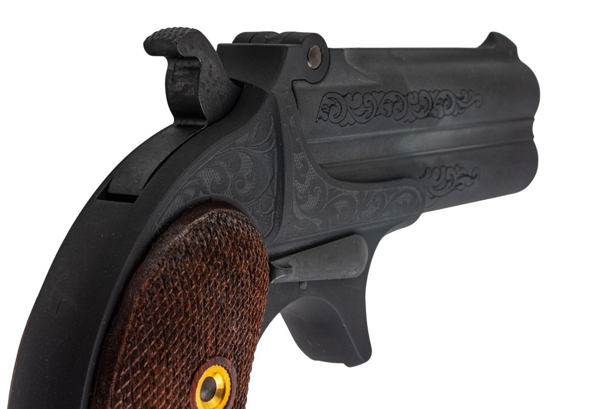 CAW ダブルバレル デリンジャー エングレービング P89 モデルガン-AIRSOFT GOGO エアガン・サバゲー用品通販