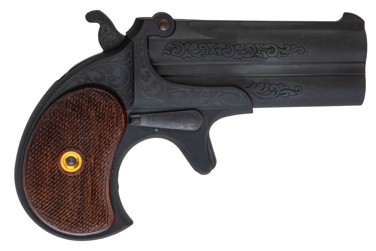 CAW ダブルバレル デリンジャー エングレービング P89 モデルガン-AIRSOFT GOGO エアガン・サバゲー用品通販