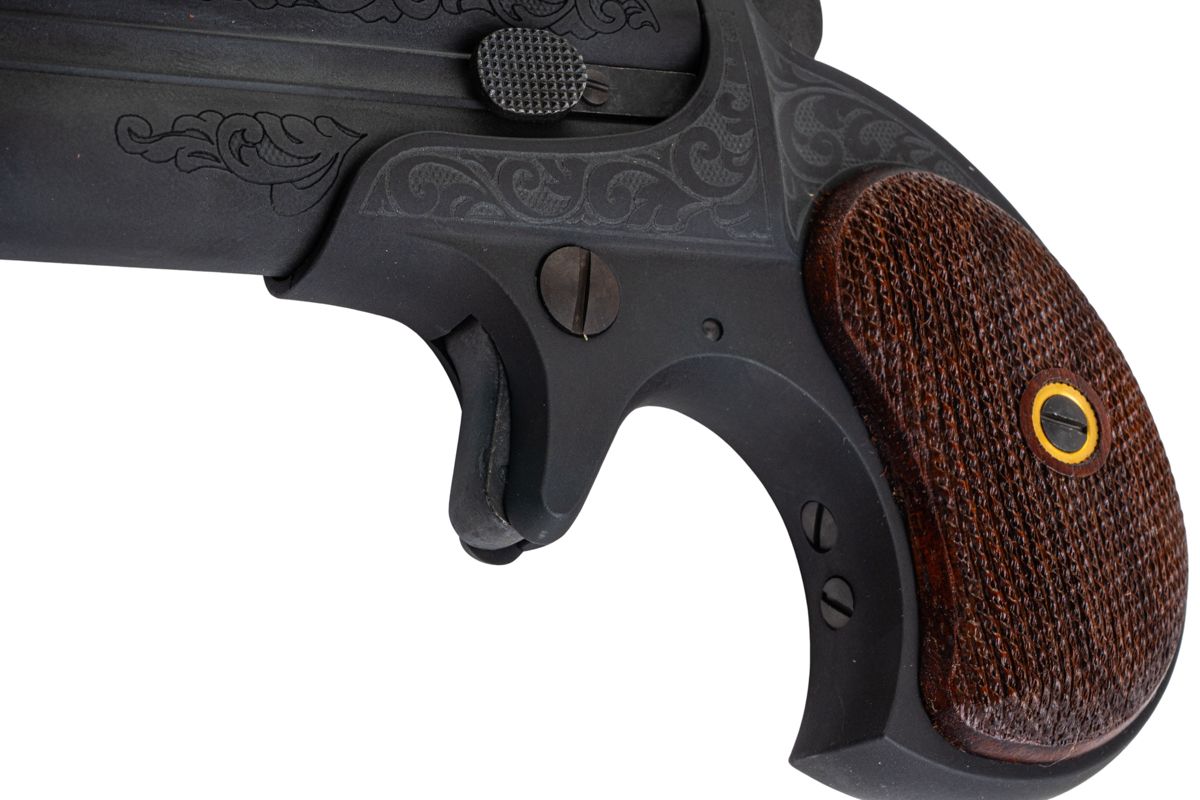 CAW ダブルバレル デリンジャー エングレービング P89 モデルガン-AIRSOFT GOGO エアガン・サバゲー用品通販
