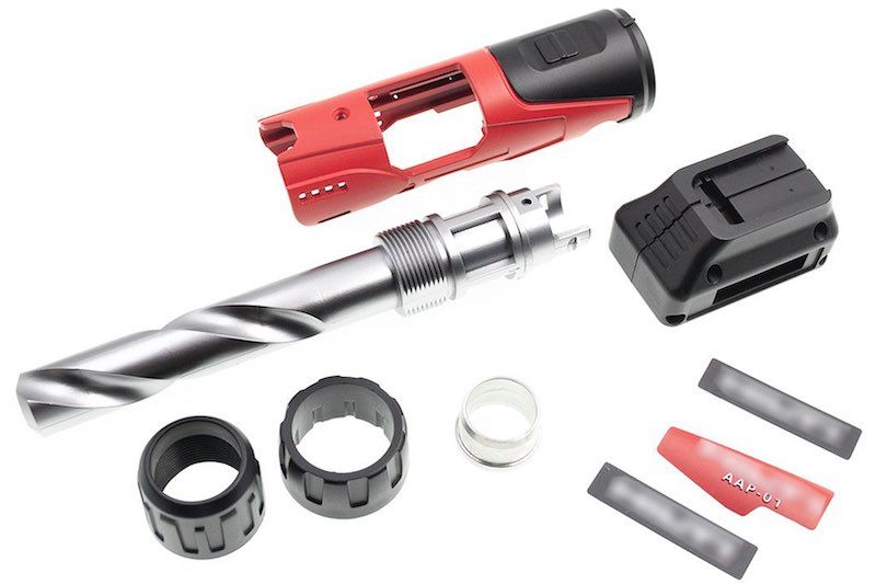 C&C Tac ACTION ARMY AAP01 GBB エアソフト 赤 ヒットスタイル GBBスライドセット-AIRSOFT GOGO エアガン・サバゲー用品通販