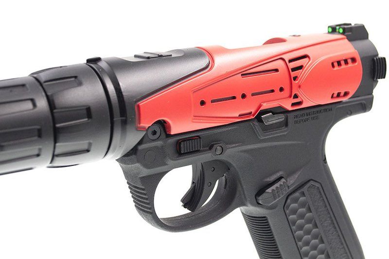C&C Tac ACTION ARMY AAP01 GBB エアソフト 赤 ヒットスタイル GBBスライドセット-AIRSOFT GOGO エアガン・サバゲー用品通販