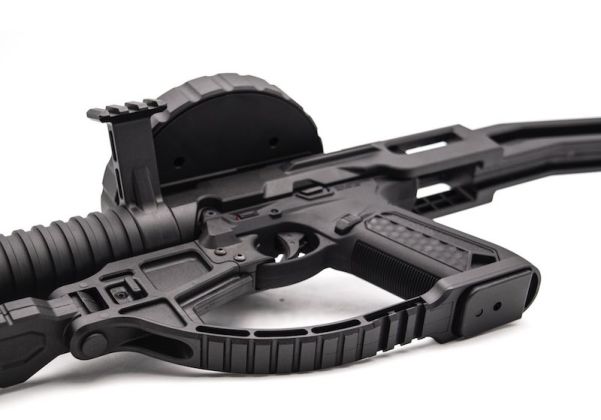 C&C Tac ACTION ARMY AAP01 GBB エアソフトガン ZAスタイルキット (ザクロプススタイル) - ブラック-AIRSOFT GOGO エアガン・サバゲー用品通販