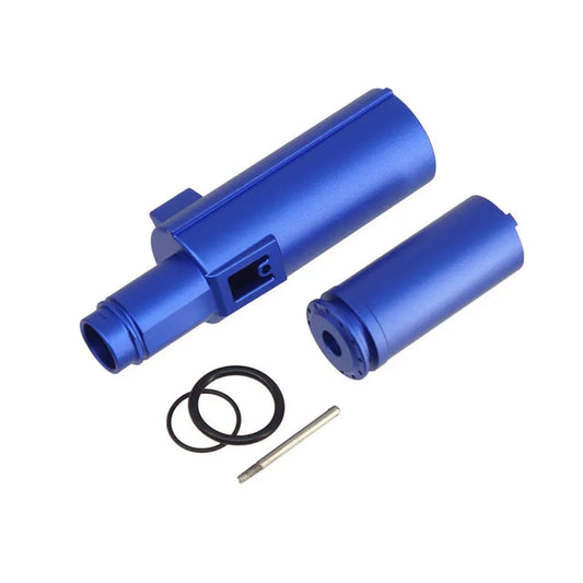 C&C Tac CNC アルミノズル マルイ サイガ-12 GBB エアソフトガン用 (CCT0209) - ブルー-AIRSOFT GOGO エアガン・サバゲー用品通販