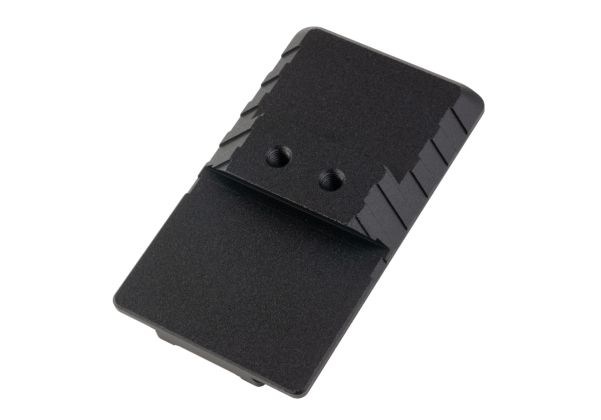 C&C Tac KJ Works / ASG CZ Shadow 2 GBB ロープロファイル ACRO サイトアダプターープレートマウント - ブラック-AIRSOFT GOGO エアガン・サバゲー用品通販