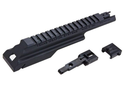 C&C Tac Tokyo Marui AKM GBBR エアソフトガン ドッグレッグレイル トップカバー Gen 3 Krinkov AKスタイル - ブラック-AIRSOFT GOGO エアガン・サバゲー用品通販