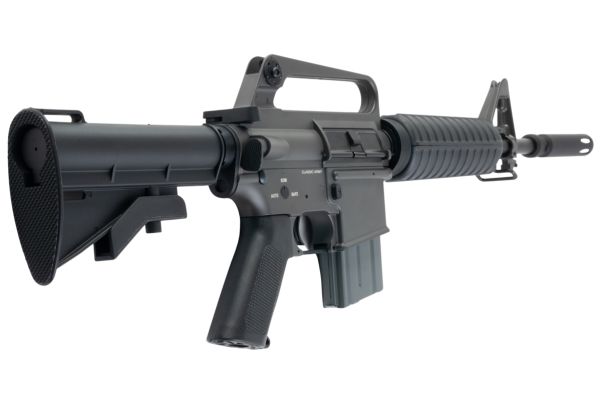 Classic Army 全メタル(ぜんきんぞく) XM177 E2 AEG エアソフトライフル - ブラック-AIRSOFT GOGO エアガン・サバゲー用品通販