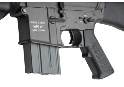 Classic Army M16 ベトナム AEG エアソフトライフル - ブラック-AIRSOFT GOGO エアガン・サバゲー用品通販
