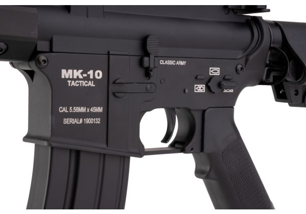 CLASSIC ARMY M4 MK-10 CQB 全メタル(ぜんきんぞく) エアソフト AEG ライフル - ブラック-AIRSOFT GOGO エアガン・サバゲー用品通販
