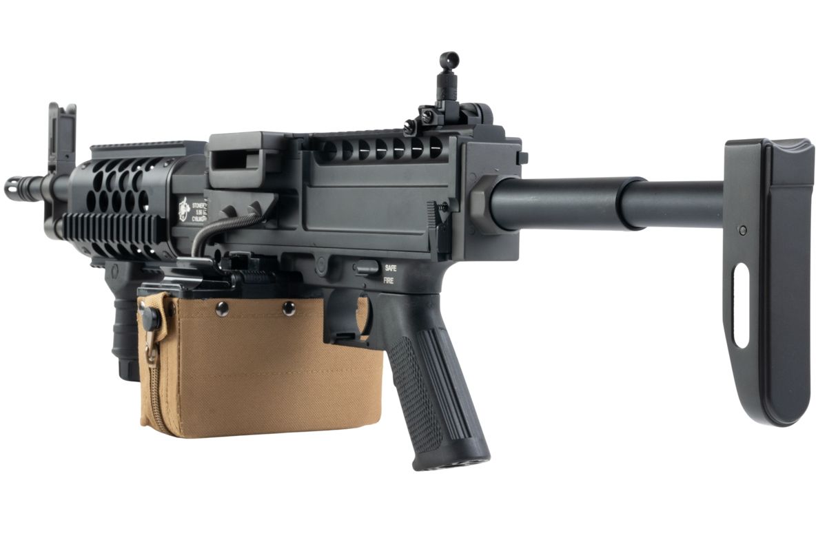 Classic Army Metal Stone 96 メタルストーン 96 LMG AEG - ブラック-AIRSOFT GOGO エアガン・サバゲー用品通販