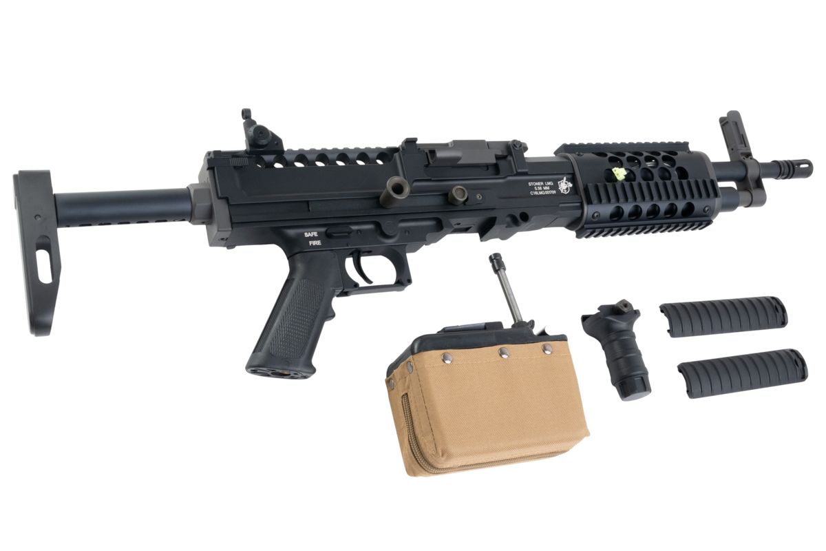 Classic Army Metal Stone 96 メタルストーン 96 LMG AEG - ブラック-AIRSOFT GOGO エアガン・サバゲー用品通販