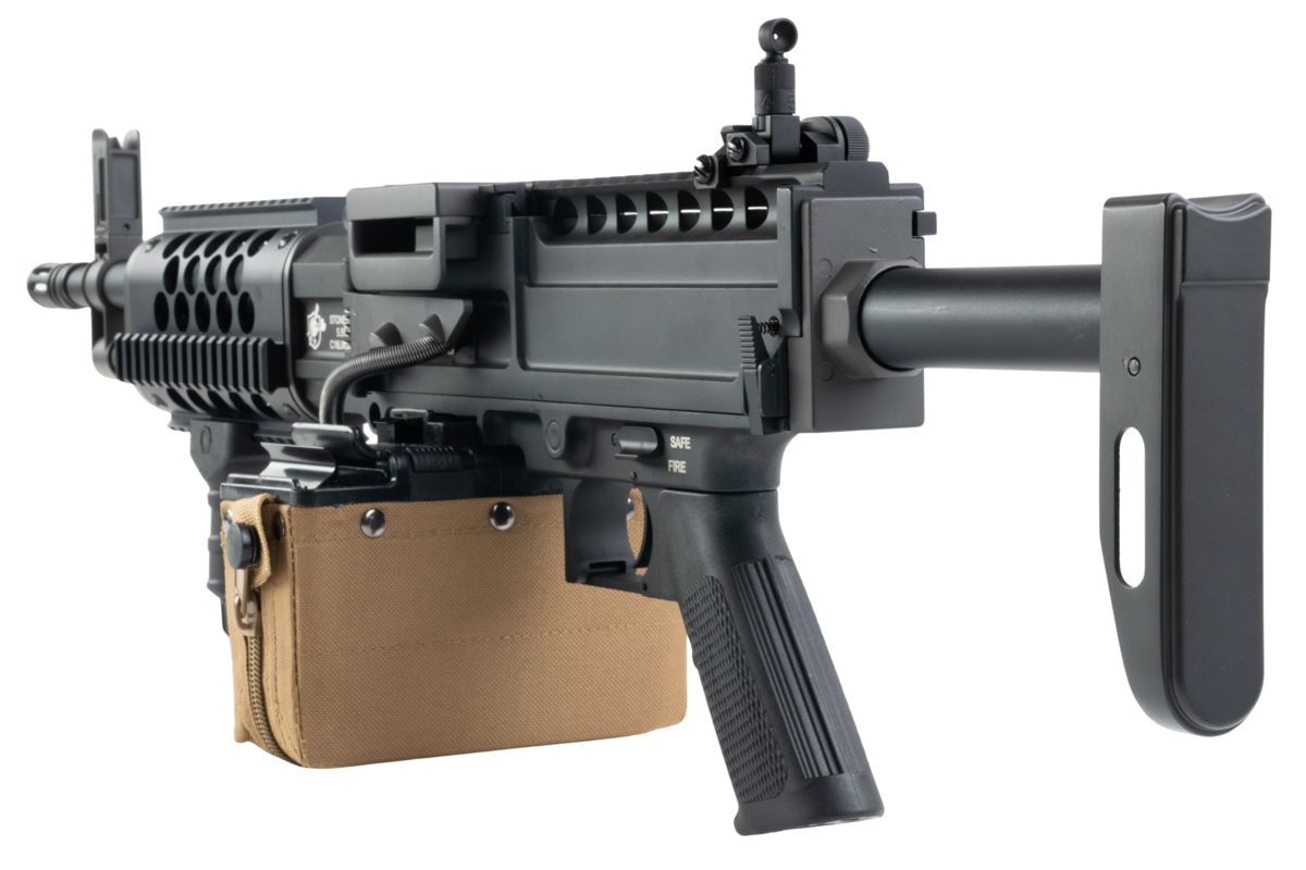 Classic Army Metal Stone 96 メタルストーン 96 LMG AEG - ブラック-AIRSOFT GOGO エアガン・サバゲー用品通販
