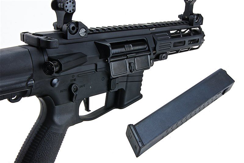 Classic Army ネメシス X9 エアソフト M4 9mm AEG - ブラック-AIRSOFT GOGO エアガン・サバゲー用品通販