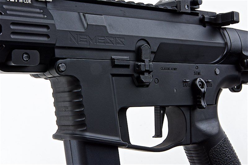 Classic Army ネメシス X9 エアソフト M4 9mm AEG - ブラック-AIRSOFT GOGO エアガン・サバゲー用品通販