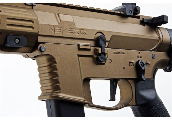 Classic Army ネメシス X9 エアソフト M4 9mm AEG - ダークブロンズ-AIRSOFT GOGO エアガン・サバゲー用品通販