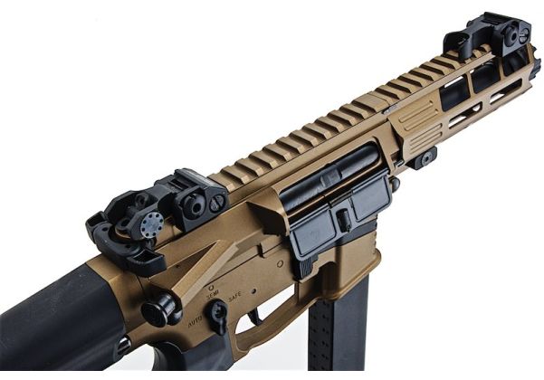 Classic Army ネメシス X9 エアソフト M4 9mm AEG - ダークブロンズ-AIRSOFT GOGO エアガン・サバゲー用品通販