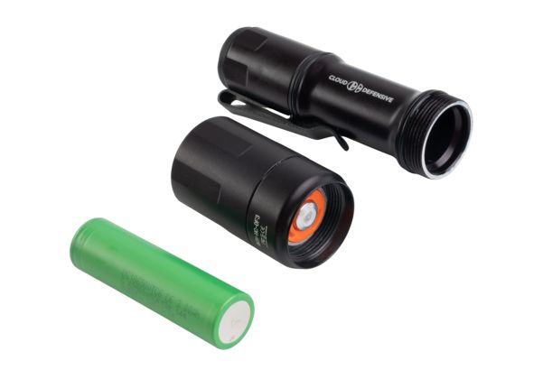 Cloud Defensive MCH-HC3 ハンドヘルド懐中電灯 - ブラック-AIRSOFT GOGO エアガン・サバゲー用品通販