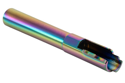 COWCOW Technology OB1 SS ス赤アウターバレル - Tokyo Marui ハイキャパ 5.1 GBB (.45 マーキング) - レインボー-AIRSOFT GOGO エアガン・サバゲー用品通販