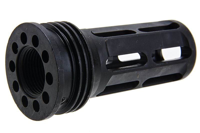Crusader OSS スタイル EL-QD 762 SDMR エアソフト。サプレッサー (M110A1 SDMR スタイル) 14mm CCW フラッシュハイダー付き (タン)-AIRSOFT GOGO エアガン・サバゲー用品通販