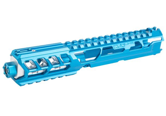 CTM TAC ACTION ARMY AAP01 FUKU-2 アッパーセット - ロングカットアウトバージョン (CNCアルミニウム / アルミ、ブルー/銀(ぎん))-AIRSOFT GOGO エアガン・サバゲー用品通販