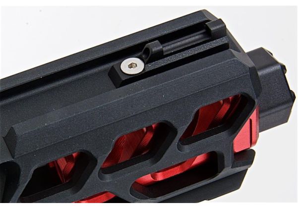 CTM TAC ACTION ARMY AAP01 FUKU-2 アッパーセット - ショートカットアウトバージョン (CNCアルミニウム / アルミ、BK/RD)-AIRSOFT GOGO エアガン・サバゲー用品通販