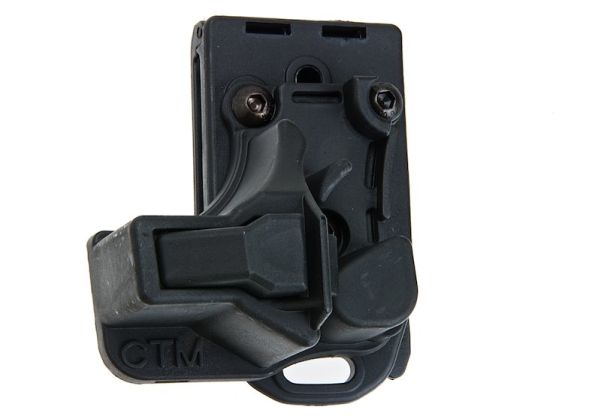 CTM TAC スピードHolsters グロックシリーズ / ACTION ARMY AAP01 GBB エアソフトピストル用 (右利き用) - ブラック-AIRSOFT GOGO エアガン・サバゲー用品通販