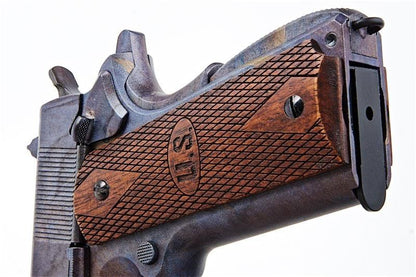 Cybergun AO 1911 GBB エアソフトピストル（マーブルパターン、ウッドグリップ付き）-AIRSOFT GOGO エアガン・サバゲー用品通販