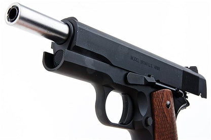 Cybergun AO 1911 GBB エアソフトピストル（マットブラック、ウッドグリップ）-AIRSOFT GOGO エアガン・サバゲー用品通販