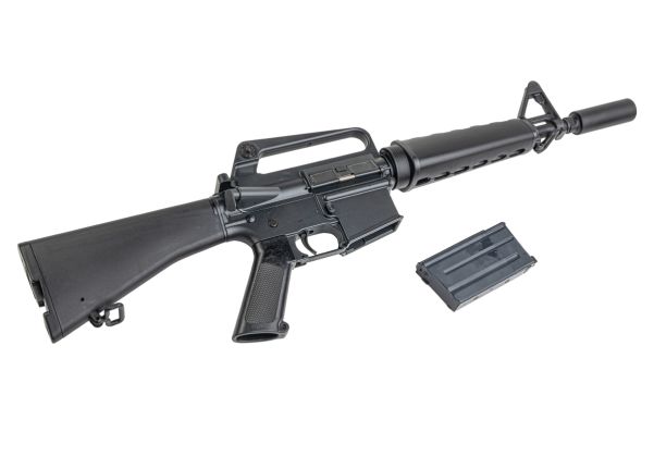 Cybergun CAR-15 COLT M607 GBB エアソフトガンライフル (CGSシステム) - ブラック-AIRSOFT GOGO エアガン・サバゲー用品通販