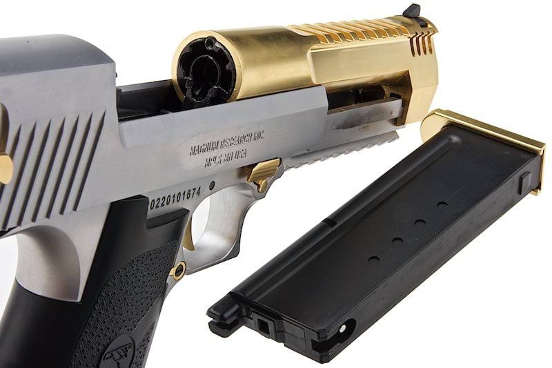 Cybergun デザートイーグル L6 .50AE グリーンガス エアソフトピストル - (銀(ぎん) / 金(きん)、WE製)-AIRSOFT GOGO エアガン・サバゲー用品通販