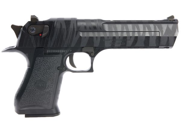 Cybergun デザートイーグル タイガーストライプ .50AE GBB エアソフトピストル - ブラック (WE製)-AIRSOFT GOGO エアガン・サバゲー用品通販