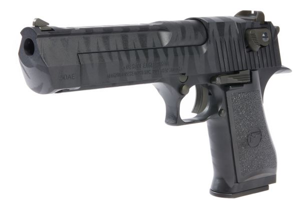 Cybergun デザートイーグル タイガーストライプ .50AE GBB エアソフトピストル - ブラック (WE製)-AIRSOFT GOGO エアガン・サバゲー用品通販