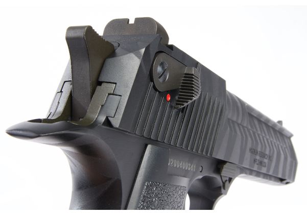 Cybergun デザートイーグル タイガーストライプ .50AE GBB エアソフトピストル - ブラック (WE製)-AIRSOFT GOGO エアガン・サバゲー用品通販