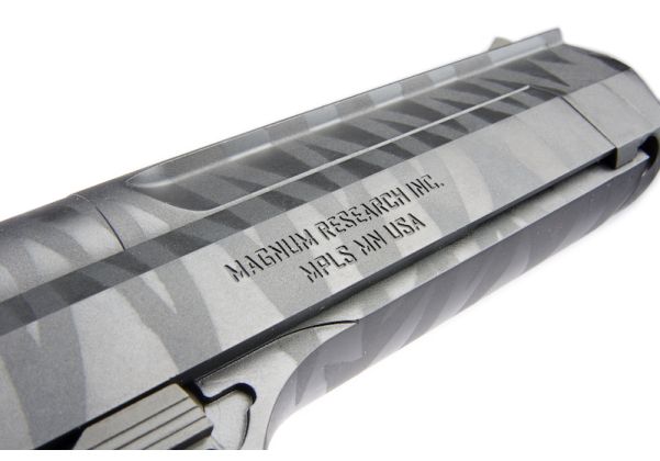 Cybergun デザートイーグル タイガーストライプ .50AE GBB エアソフトピストル - ブラック (WE製)-AIRSOFT GOGO エアガン・サバゲー用品通販