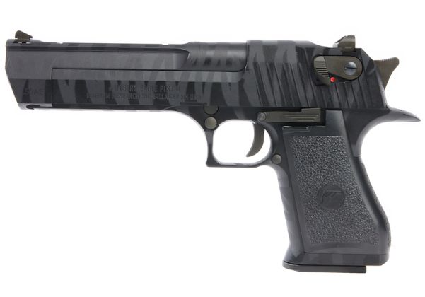 Cybergun デザートイーグル タイガーストライプ .50AE GBB エアソフトピストル - ブラック (WE製)-AIRSOFT GOGO エアガン・サバゲー用品通販
