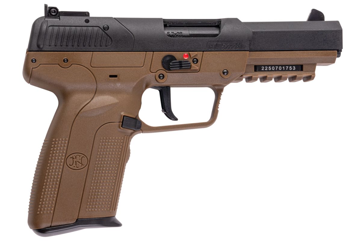 Cybergun FN ハースタル ライセンス ファイブセブン (FN5-7) GBB エアソフトピストル - タン-AIRSOFT GOGO エアガン・サバゲー用品通販