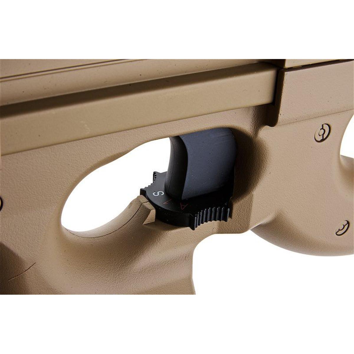 CYBERGUN FN P90 エアソフト AEG SMG - タン (CM060) - CYMA 製-AIRSOFT GOGO エアガン・サバゲー用品通販