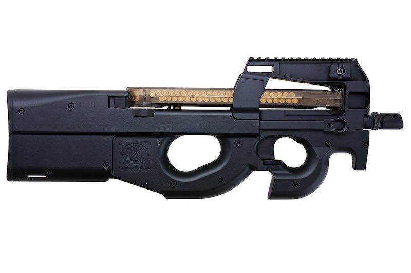 Cybergun FN P90 エアソフト AEGサブマシンガン - ブラック (CM060) - CYMA製-AIRSOFT GOGO エアガン・サバゲー用品通販