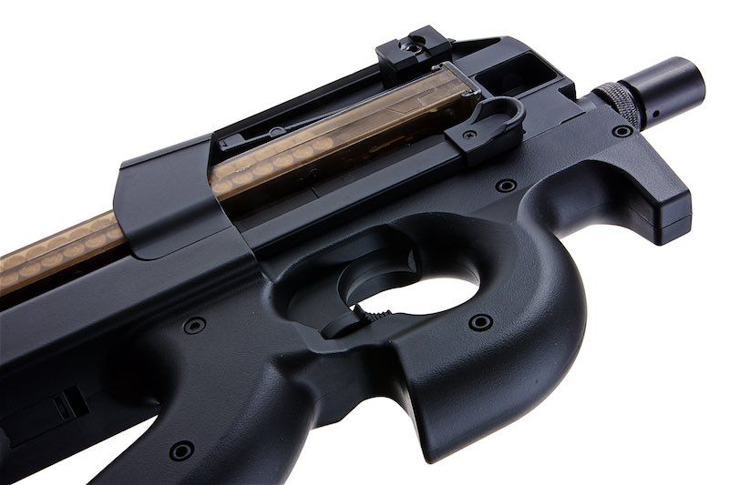 Cybergun FN P90 エアソフト AEGサブマシンガン - ブラック (CM060) - CYMA製-AIRSOFT GOGO エアガン・サバゲー用品通販